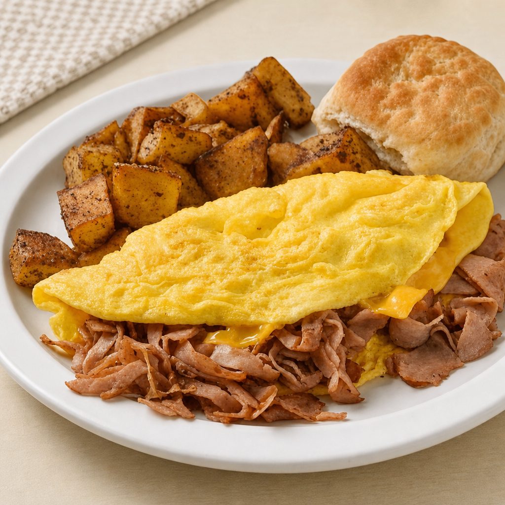 Ham & Cheese Omelet.