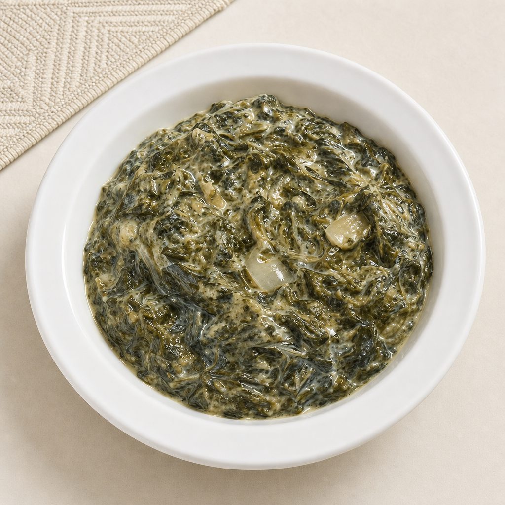 Creamed Spinach.