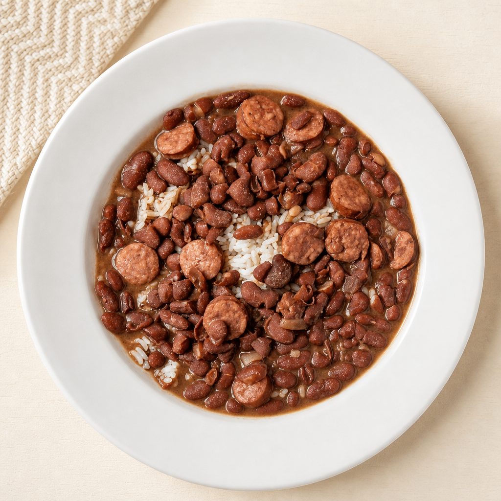 Red Beans and Conecuh Sausage.