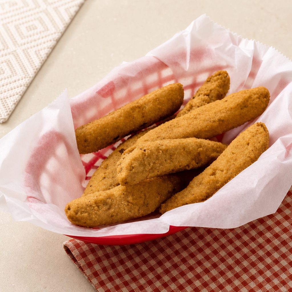 Fried Dill Pickle Spears.