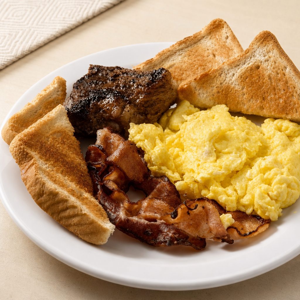 Steak & Eggs.