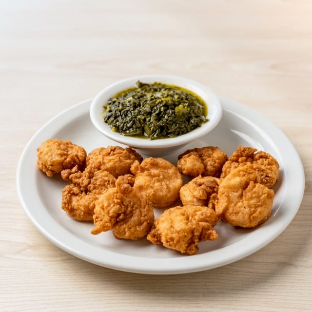 Jumbo Local Gulf Fried Shrimp.