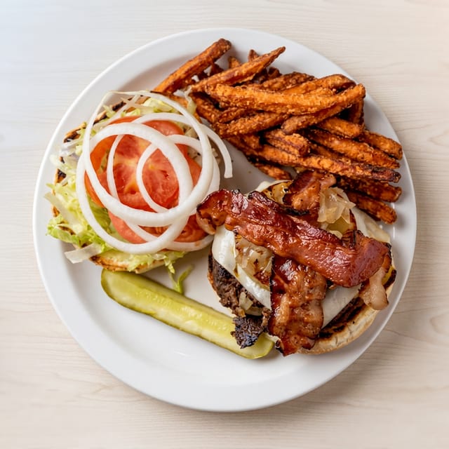 9 O'clock Burger.