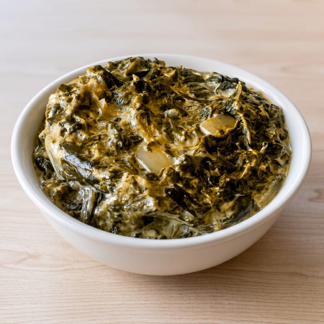 Creamed Spinach.