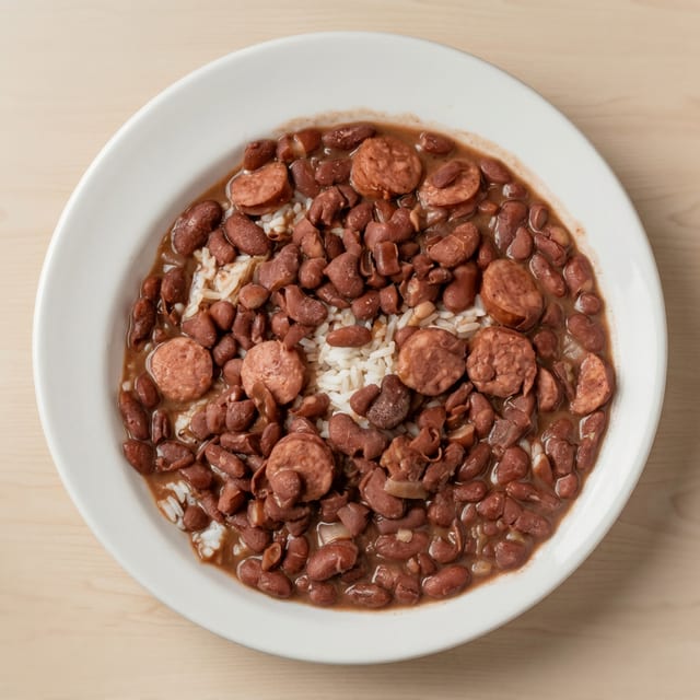Red Beans and Conecuh Sausage.