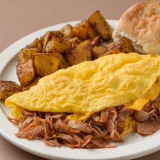 Bacon Cheeseburger Omelet