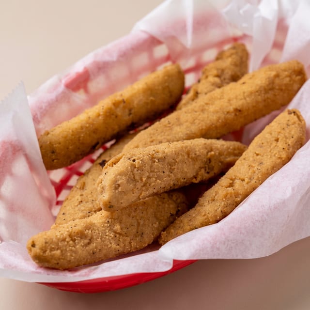 Fried Dill Pickle Spears.