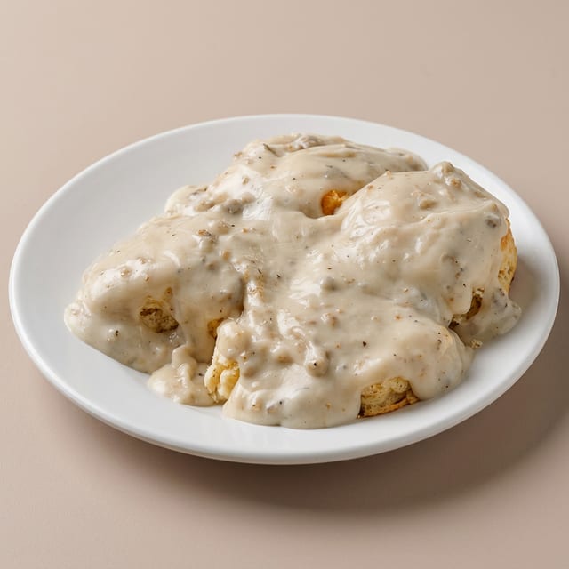 Biscuits & Gravy (Tomato or Sausage).