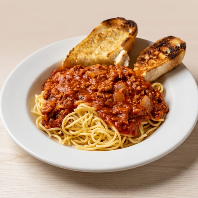 Kid's Spaghetti with Italian Sausage.